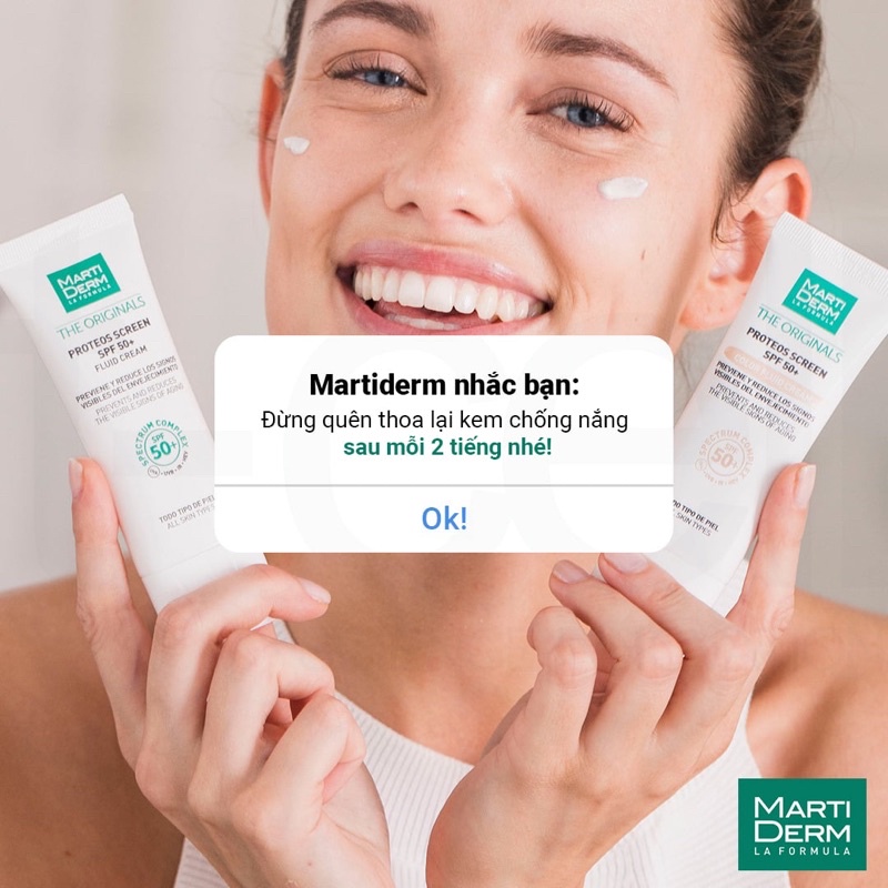 Kem Chống Nắng Phòng Chống Nám Lão Hoá Da Marti Derm 40ml