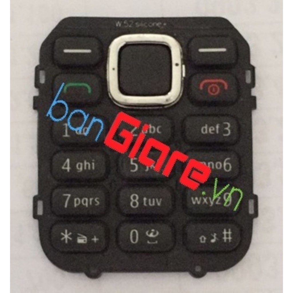 PHÍM NOKIA C1 02 MÀU ĐEN