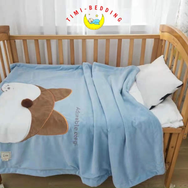 Chăn lông chồn cho bé - ấm áp, an toàn cho da của bé - Timibedding
