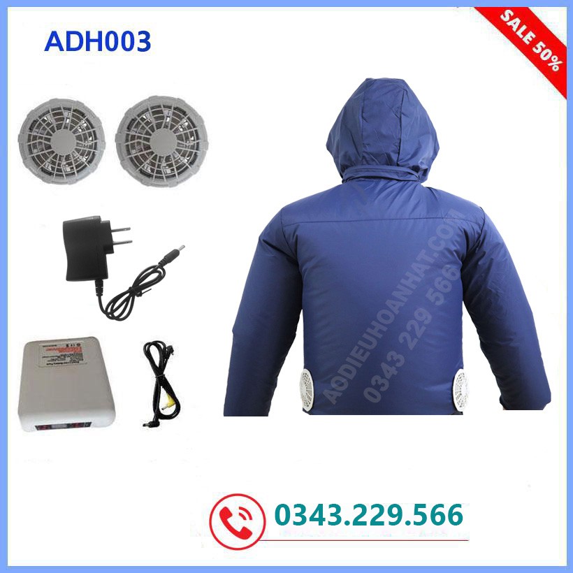 Áo Điều Hòa Chống Nóng Chống Nắng Nam Nữ Gắn Quạt Gió Công Nghệ Nhật Bản, Pin 6400mAh, Giảm Tới 10 Độ Khi Mặc | BigBuy360 - bigbuy360.vn