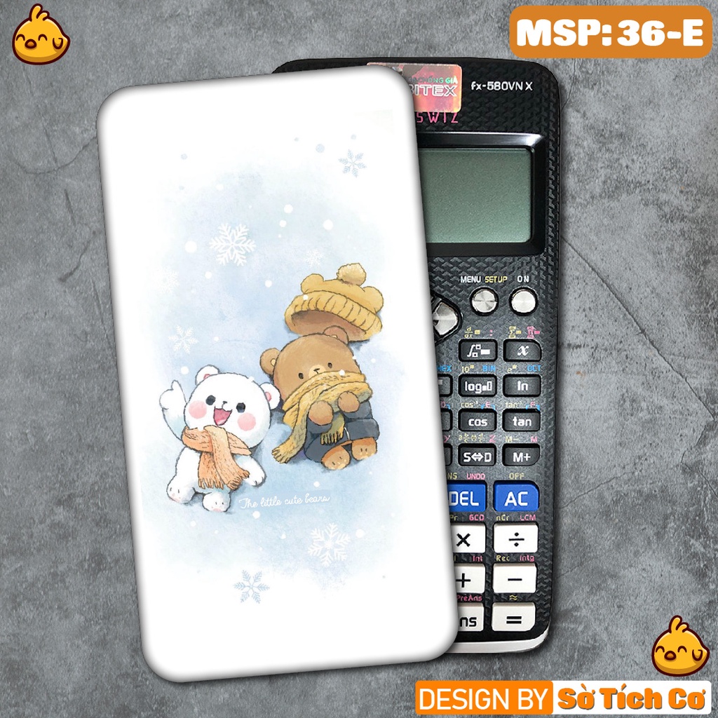 Miếng decal dán máy tính fx-570, fx-580, fx-880, Casio, Vinacal,... hình Mix Tổng Hợp MSP: 36