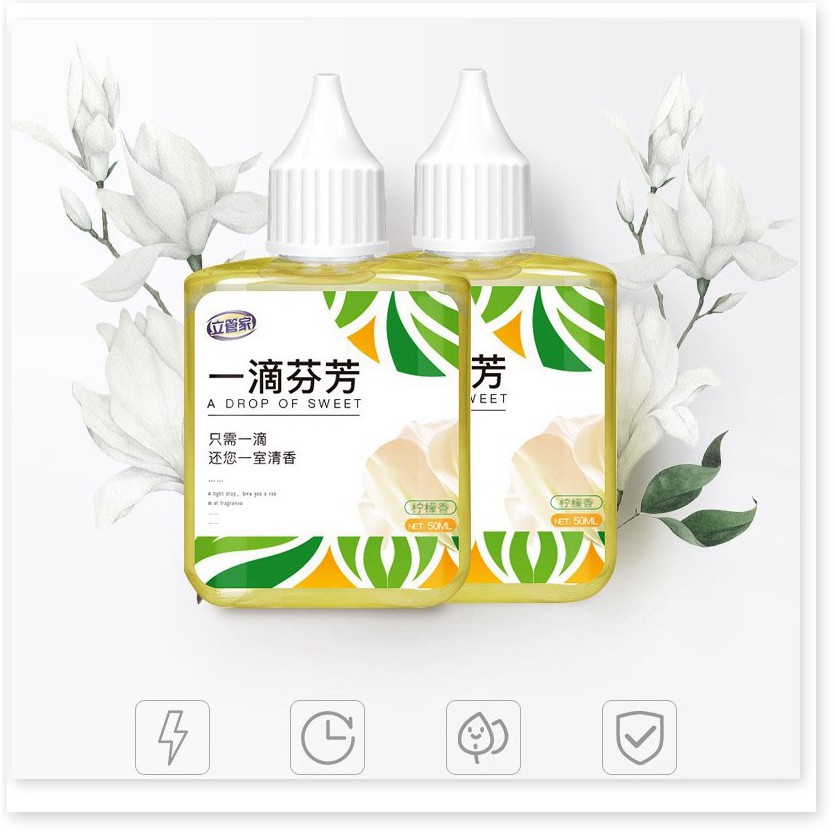 Bình hương thơm khử mùi nhà vệ sinh 50ml FREESHIP Tinh dầu khử mùi toilet, diệt khuẩn, làm mát không khí 9855