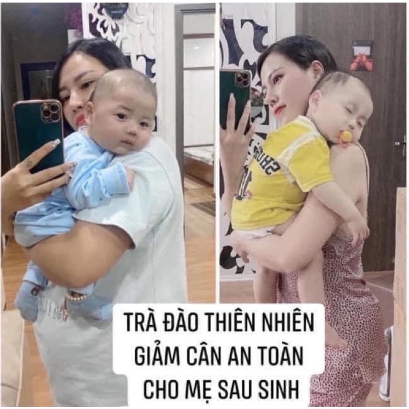 3 HỘP TRÀ ĐÀO CHÍNH HÃNG KELLY DETOX 1 HỘP 15 G