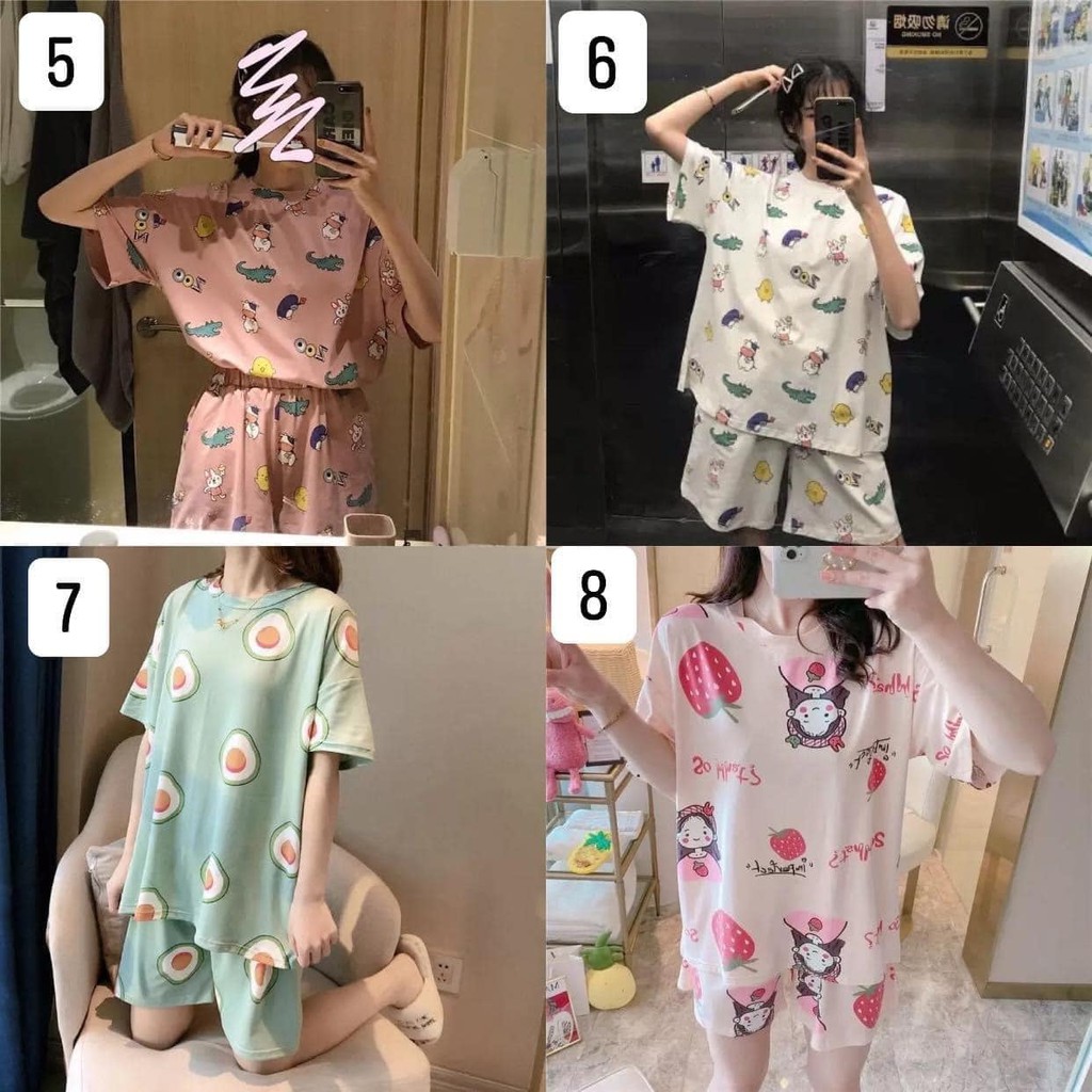 Trả order bộ ngủ cộc tay 1