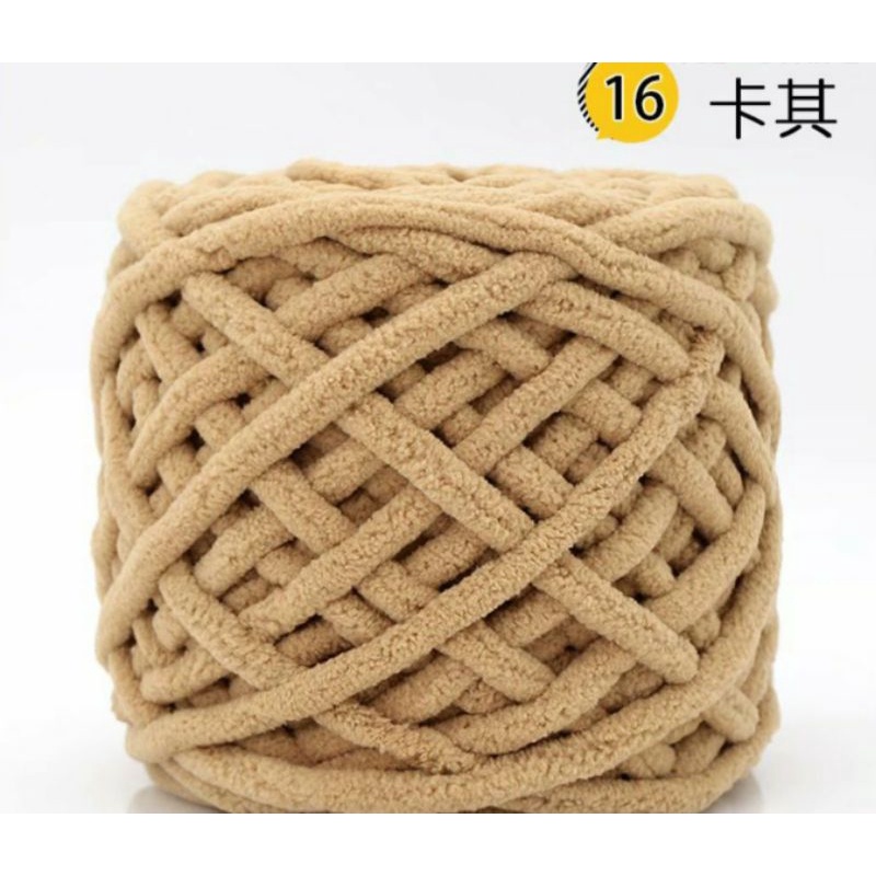 Len Sợi To Đan Móc Khăn Choàng Cổ