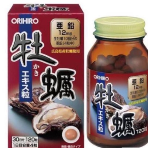 Tinh Chất Hàu Tươi Orihiro Oyster Viên uống tinh chất hàu tươi chính hãng Orihiro Nhật Bản