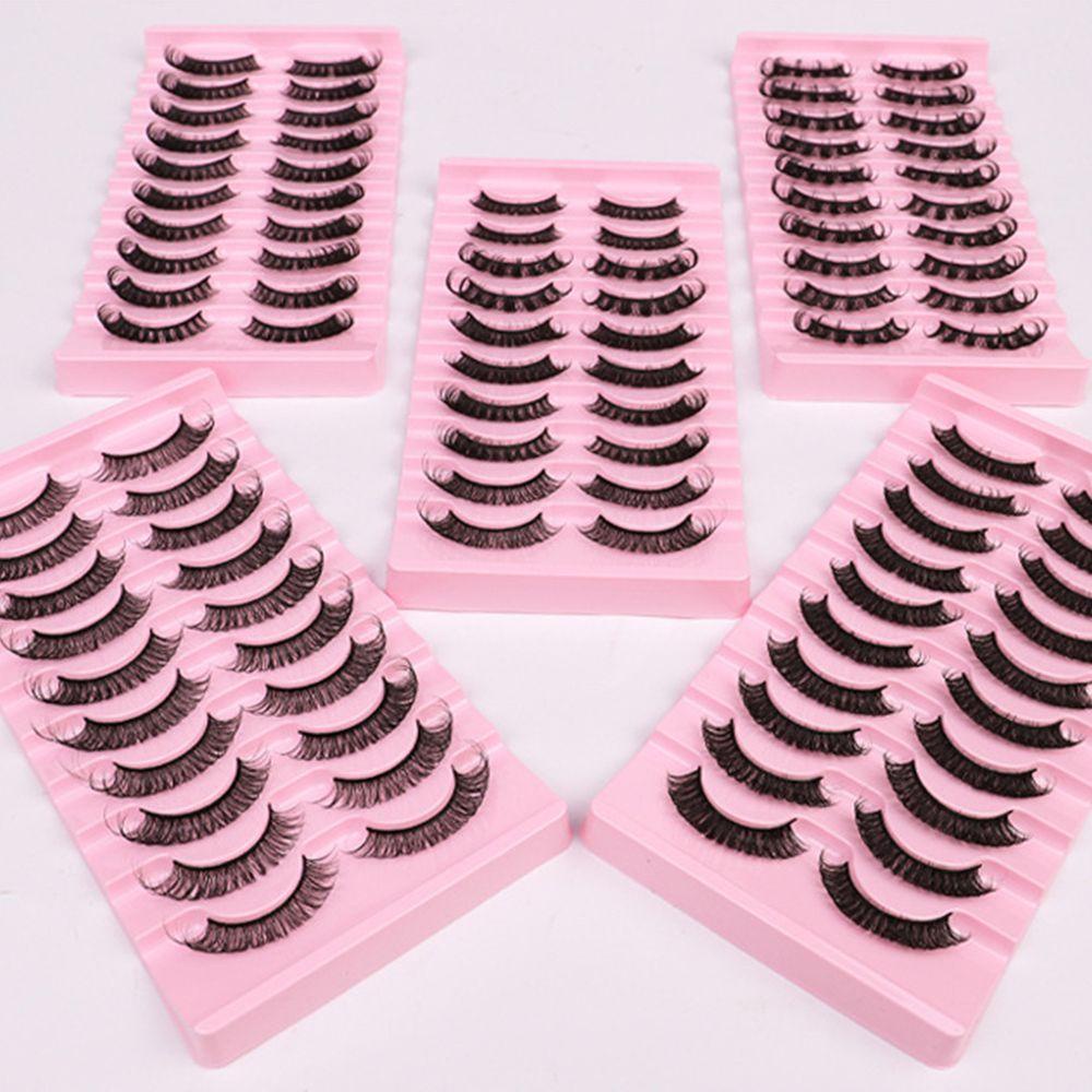 1 Cặp Lông Mi Giả 3D Bằng Lông Chồn Nhân Tạo Cong Dày Tái Sử Dụng Được