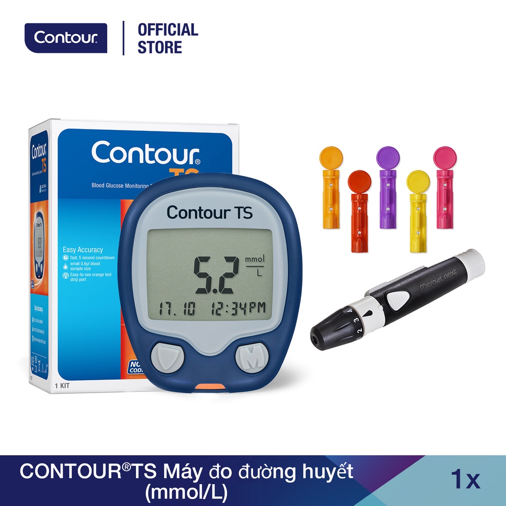 CONTOUR TS Máy đo đường huyết - (mmol/L)