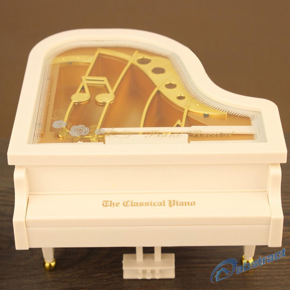 Hộp Nhạc Hình Đàn Piano Mini Bằng Kim Loại