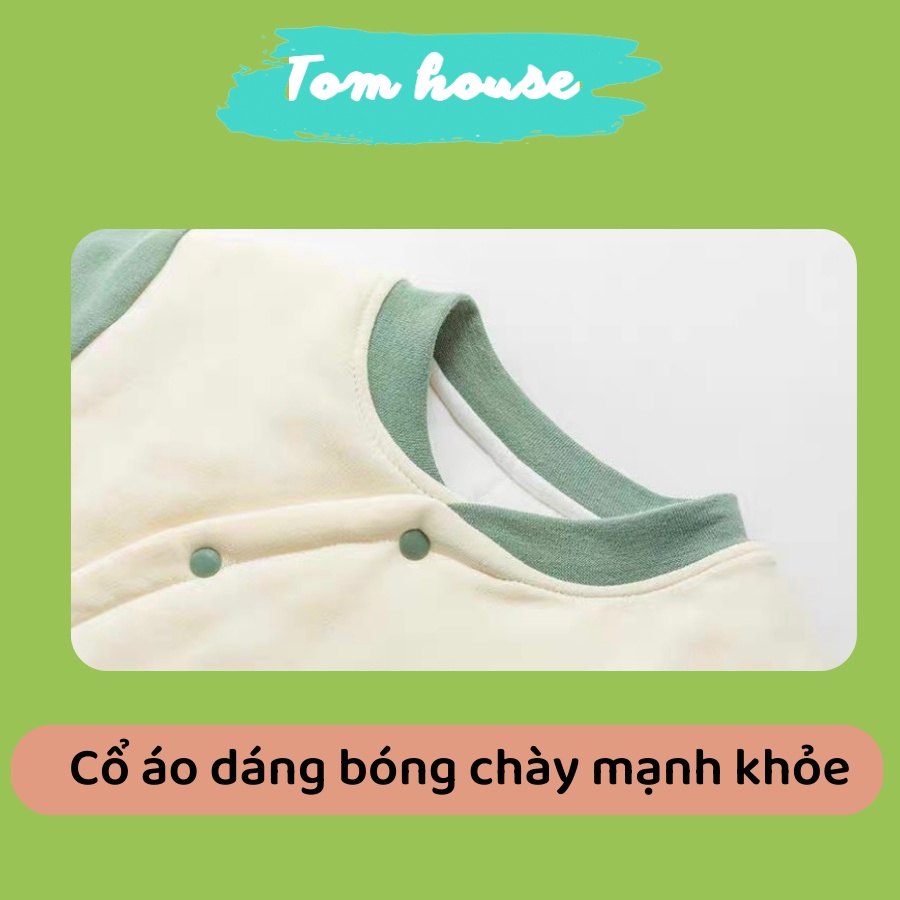 Bộ Liền Thân Trần Bông-Nỉ Siêu Dày Mặc Đại Hàn Cho Bé Sơ Sinh Hàng Quảng Châu Cao Cấp 𝟏𝟗𝐁𝐃𝐃
