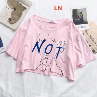Áo croptop NOT LN11
