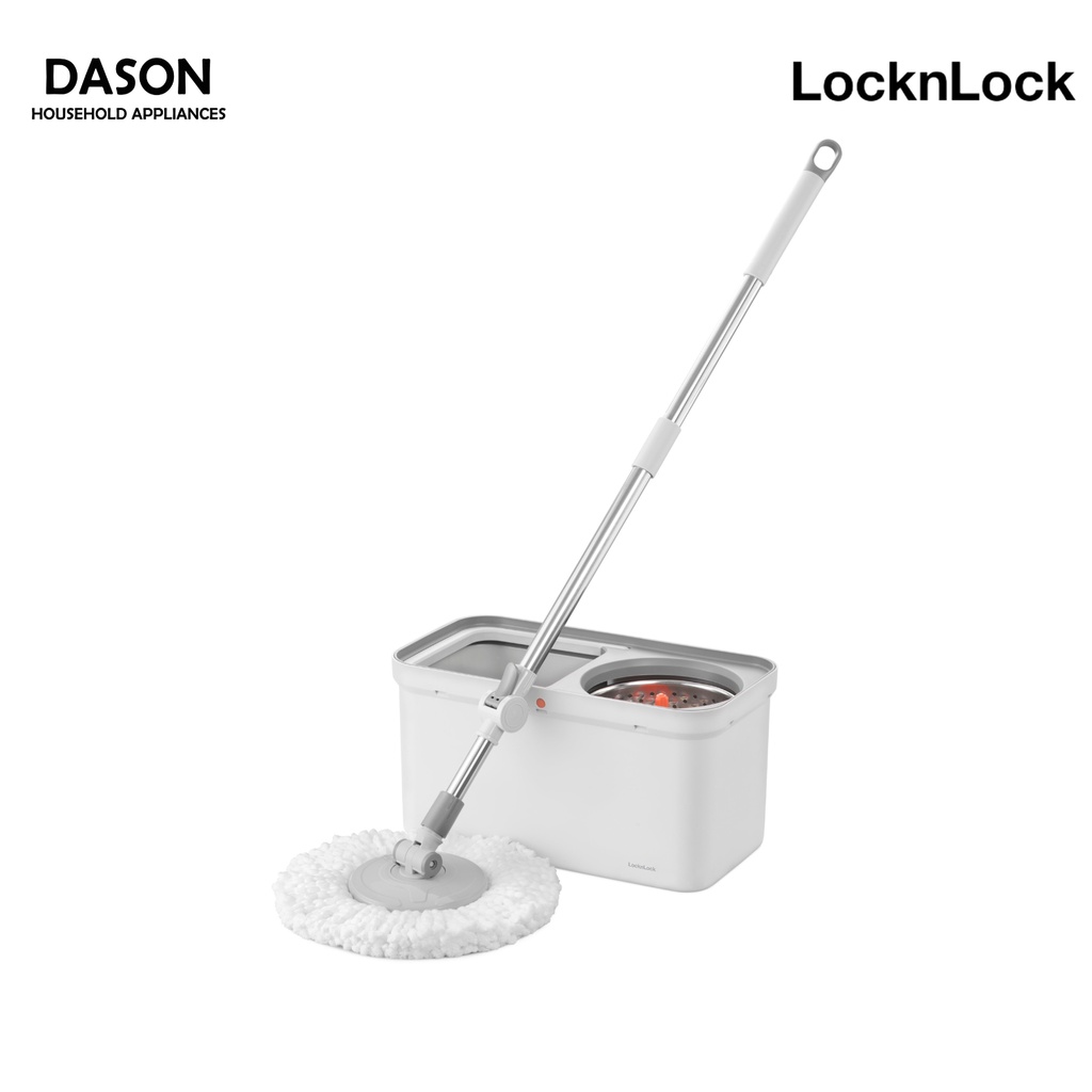 ETM440GRY-BỘ LAU NHÀ XOAY TAY LOCKNLOCK-555X490X510-Màu xám