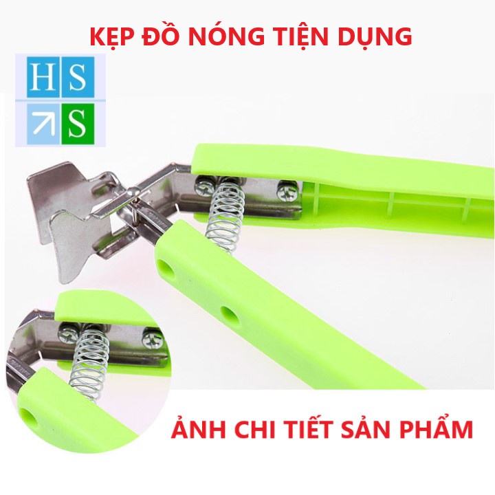 Kẹp gắp đồ bát đĩa nóng chống trượt an toàn kẹp bằng inox cán nhựa cách nhiệt tiện ích cho gian bếp - HS Shop Thủ Đức