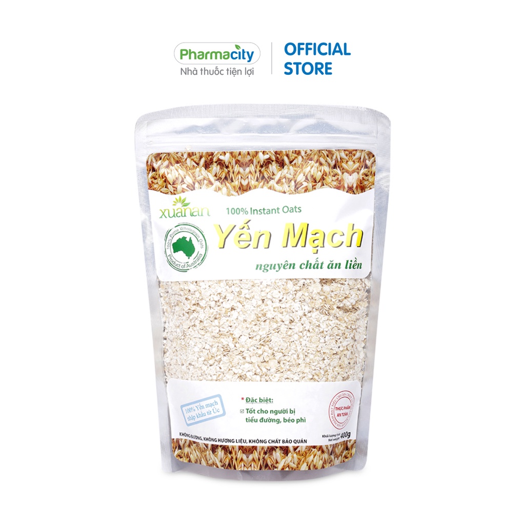 Yến mạch Úc nguyên chất 100% Xuân An (400g/bịch)