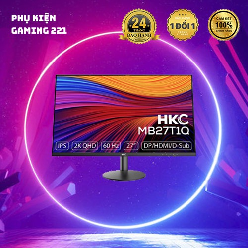 Màn Hình Máy Tính HKC MB27T1Q (27Inch/ 2K/ IPS/ 60Hz) Hàng Chính Hãng