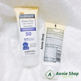 Kem chống nắng Neutrogena Sheer Zinc Dry Touch Sunscreen