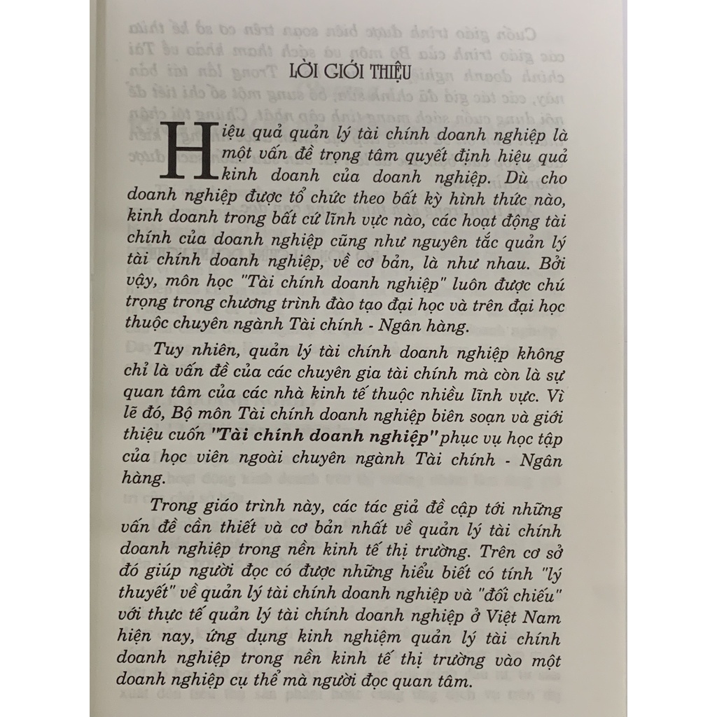 Sách - Tài Chính Doanh Nghiệp  - PGS. TS. Lưu Thị Hương