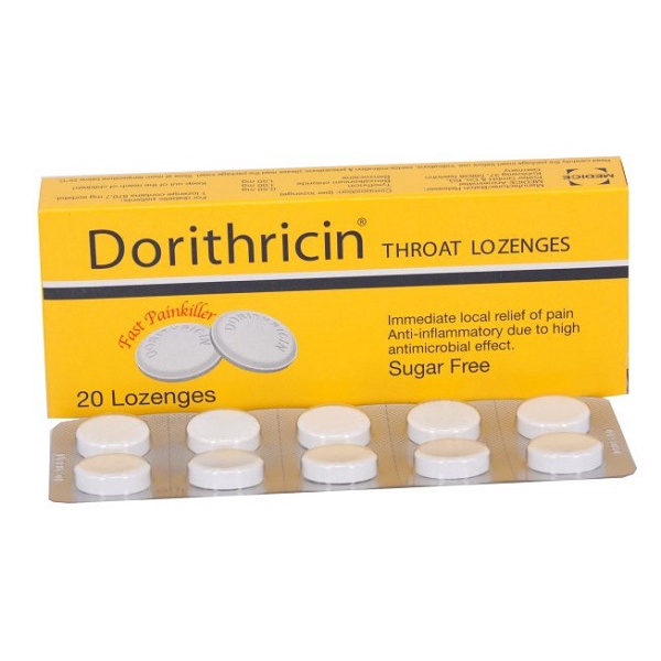 Viên, Kẹo ngậm Dorithricin  Hàng của Đức