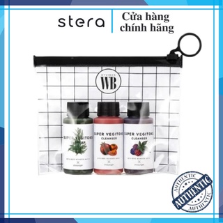 [SIÊU HOT][SET MINI]Set Mini Sữa Rửa Mặt Thải Độc Rau Củ Byvibes Wonder Bath Super Vegitoks Cleanser
