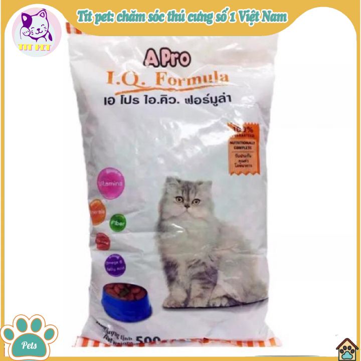 Thức ăn cho mèo APro I.Q formula dạng hạt
