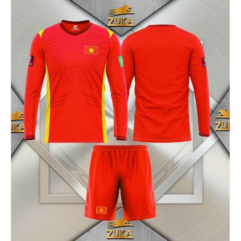 Quần áo bóng đá, áo đá banh đội tuyển Việt Nam 2021-2022 chất thun lạnh cao cấp