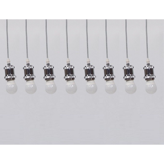 Bộ 8 dây đèn thả cổ điển bóng đèn Led búp trang trí 5w