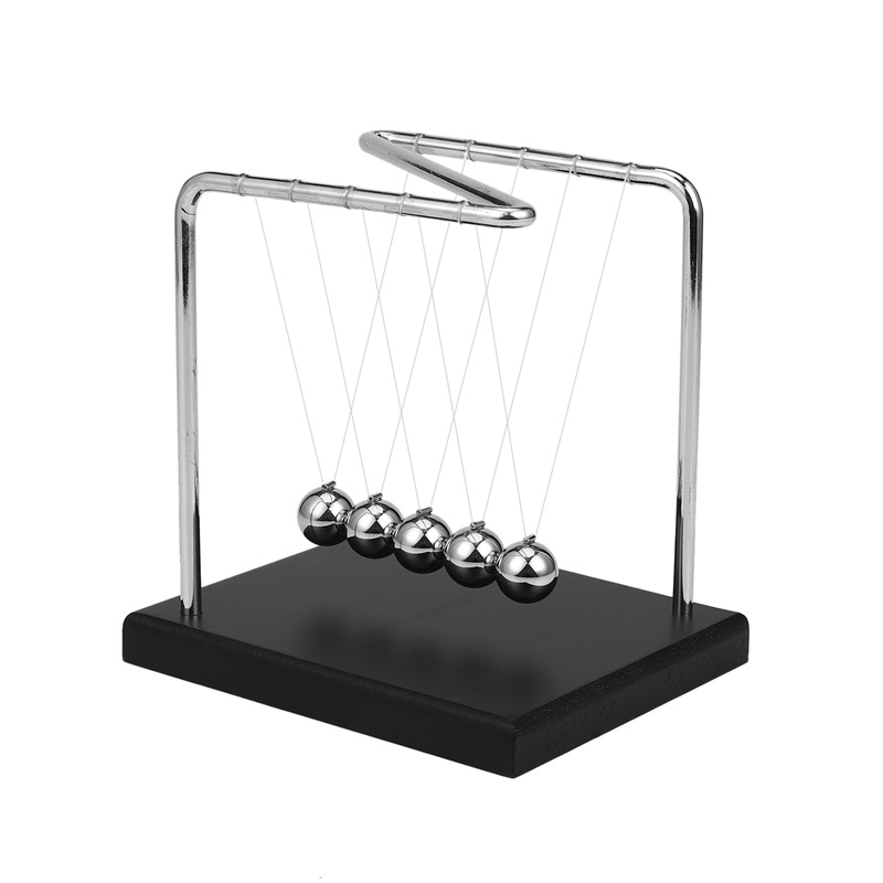 Mô hình đồ chơi con lăn chuyển động cân bằng newton hình chữ Z bằng gỗ dạy học cho trẻ