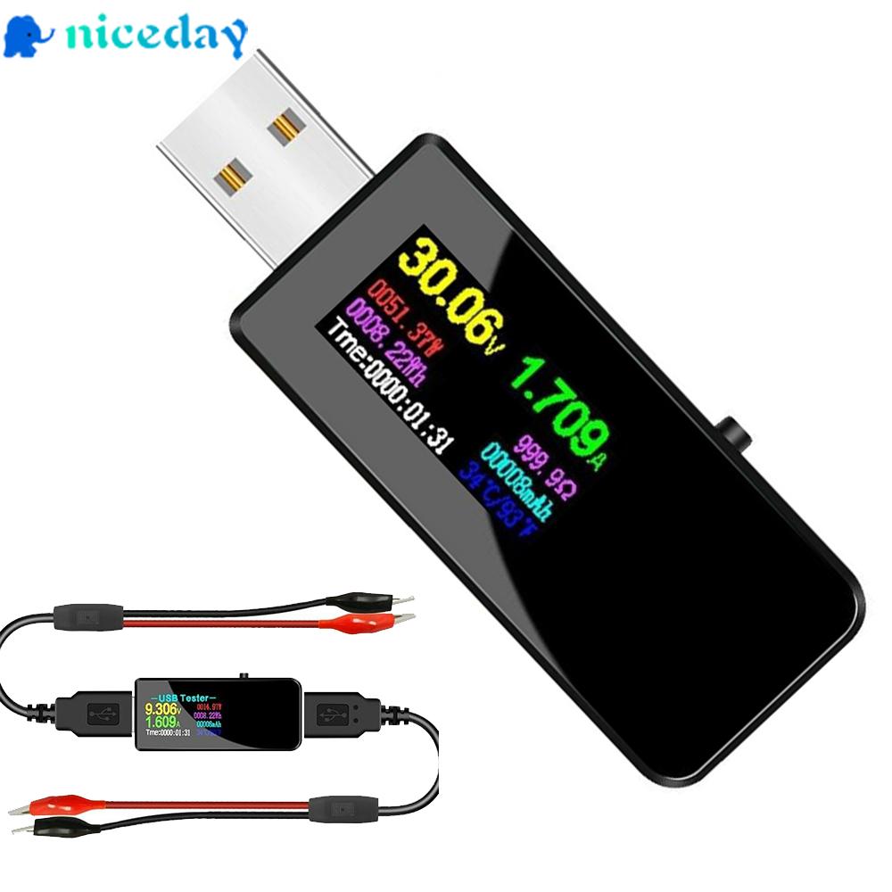 Thiết Bị Kiểm Tra Điện Áp Kỹ Thuật Số 13 Trong 1 Cổng Usb Dc