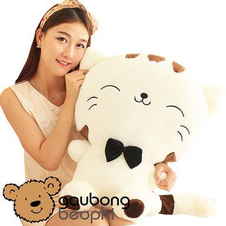 [ RẺ VÔ ĐỊCH ]  MÈO BÔNG ĐUÔI DÀI SIZE 80CM - THÚ NHỒI BÔNG