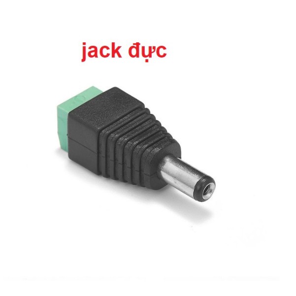 Jack nối Nguồn DC 5.5 x 2.1mm - 1 cặp Đực + Cái