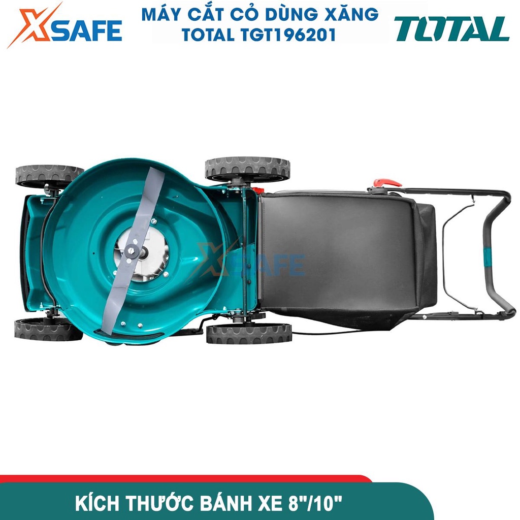 Máy làm vườn dùng xăng 3.5KW/4.8HP Total TGT196201, động cơ 4 thì, dung tích 196cc - chính hãng