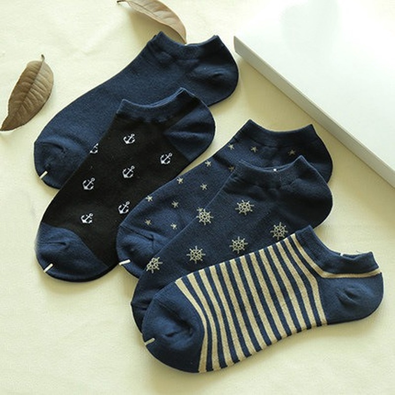 Vớ cotton cổ ngắn thời trang dành cho nam