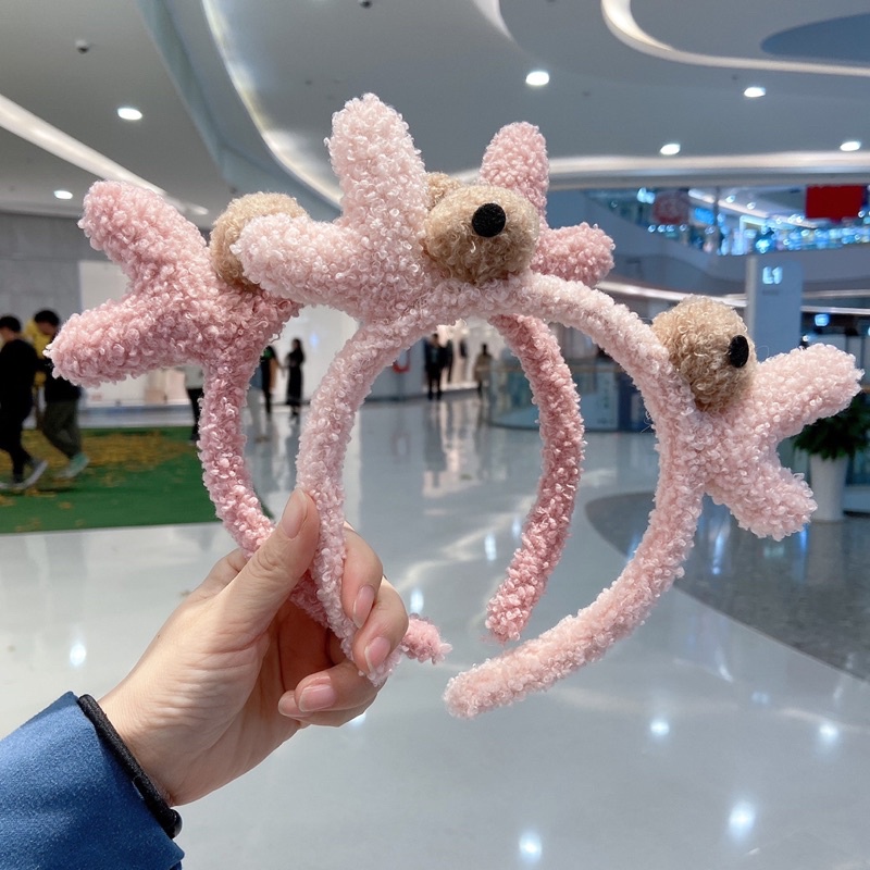 [Mã FAMARAL1 giảm 10K đơn 50K]Bờm tóc cài tóc mắt cua hươu cute dễ thương dành cho nữ
