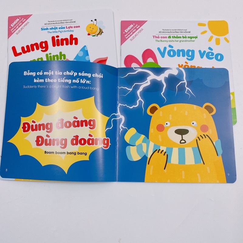 Sách - Ehon âm thanh cho bé song ngữ Việt Anh