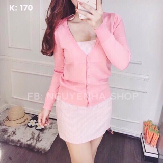ÁO KHOÁC LEN NÚT BỌC