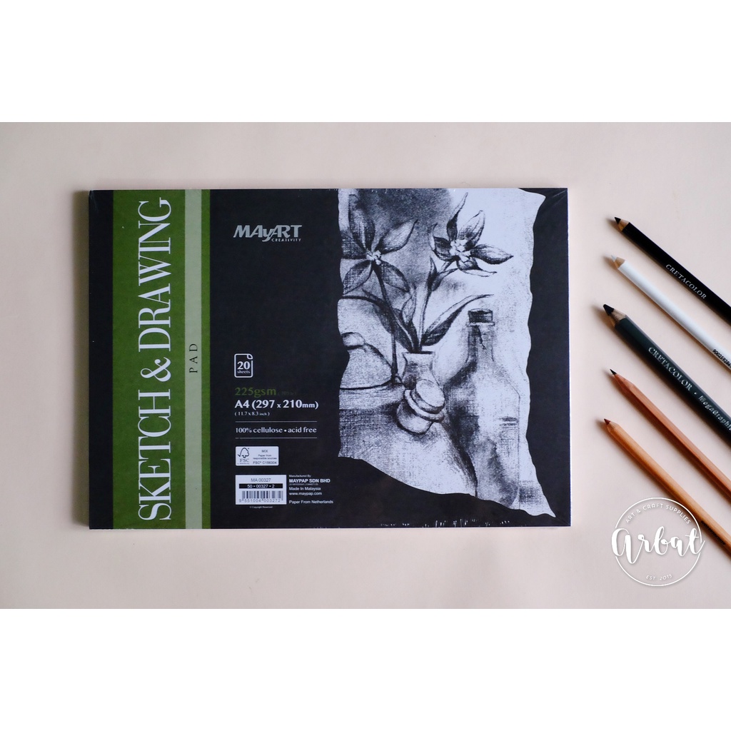 [ARBAT] Sổ sketchbook chì Maypad A3