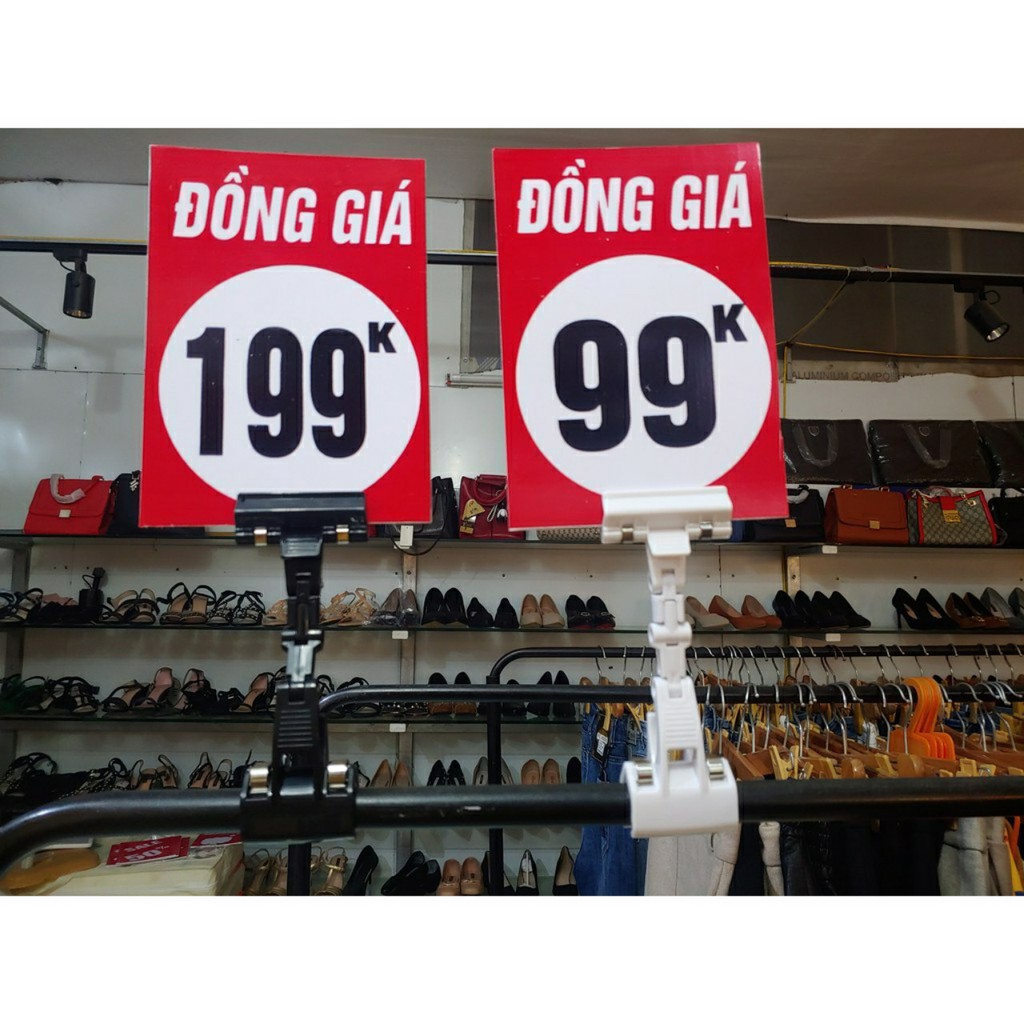 BIỂN GHI ĐỒNG GIÁ 99K, ĐỒNG GIÁ 199K, BIỂN TRẮNG SHOP TỰ GHI GIÁ ( không bao gồm kẹp )