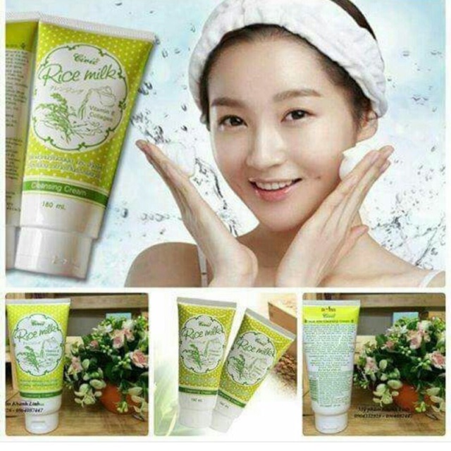 ✅SỮA RỬA MẶT GẠO CIVIC RICE MILK THÁI LAN 180ML