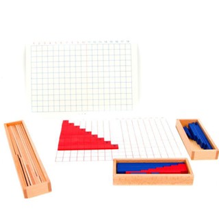 Giáo cụ Montessori - bảng phép trừ montessori - bảng cộng