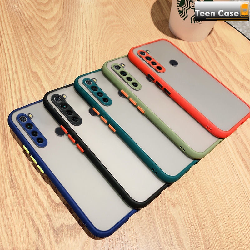 Ốp điện thoại bề mặt nhám chống sốc bảo vệ camera cho XIAOMI - TeenCase