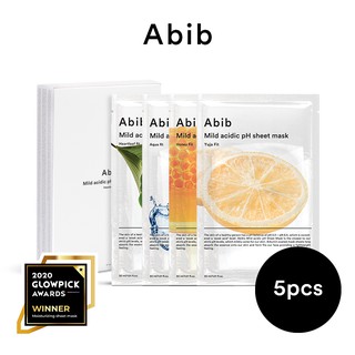 Set 5 Mặt Nạ Abib Mild Acidic PH Dưỡng Ẩm Đa Năng Chăm Sóc Làn Da Hiệu Quả Cao