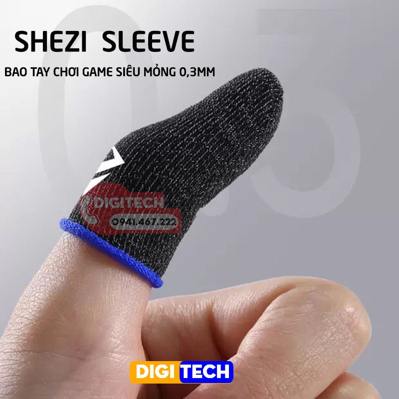 Bao tay chơi game Shezi Sleeve | Găng tay chơi game Shezi feelers sợi bạc cao cấp chống mồ hôi tay, tăng độ nhạy cảm ứng