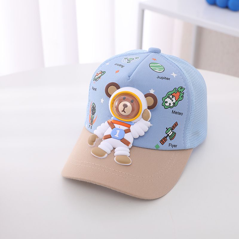 Nón Lưỡi Trai Hình Gấu Hoạt Hình Dễ Thương Cho Bé