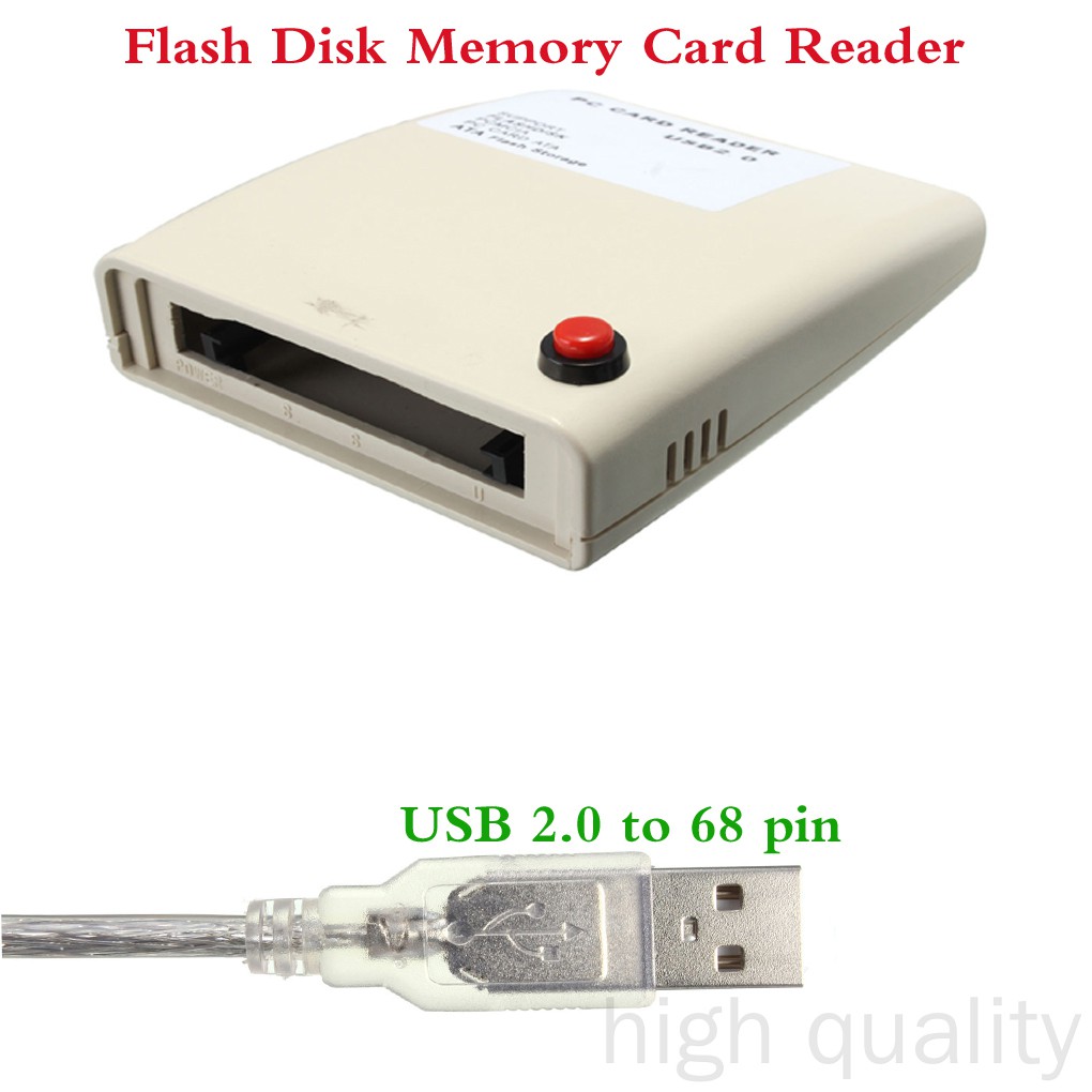 Đầu Đọc Thẻ Nhớ Usb Sang 68 Pin Ata Pccmcia Card Runbu998