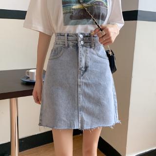 Chân váy denim chữ A thời trang dành cho nữ