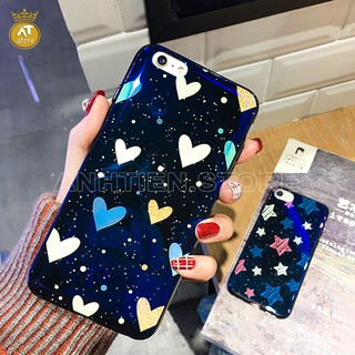 Ốp lưng trái tim dẻo bóng iphone 6 6plus 7 7plus 8 8plus