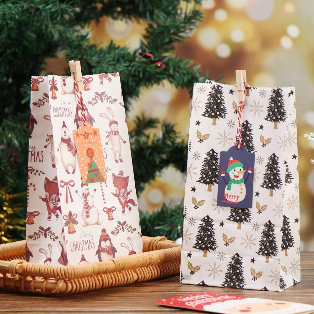Set 24 Túi Giấy Đựng Quà Giáng Sinh