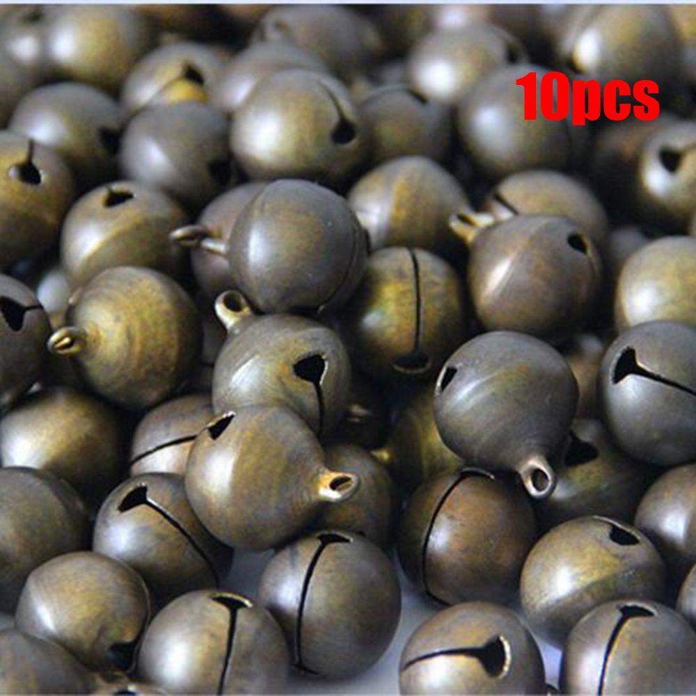 LANSEL 10 Chuông Nhỏ Bằng Đồng Dùng Làm Vòng Tay, Dây Chuyền, Vòng Cổ