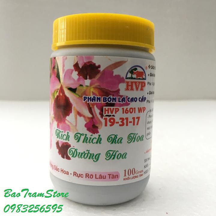 (Rẻ nhất) Phân bón lá kích thích ra hoa NPK HPV 19-31-17 lọ 100g tại thietbinhavuon- hàng đẹp - giao hàng nhanh.