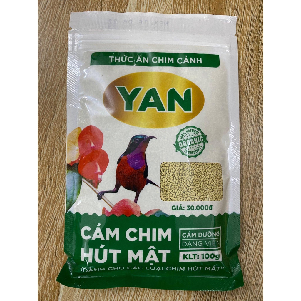 Cám chim hút mật Yan thời hạn sử dụng 1 năm